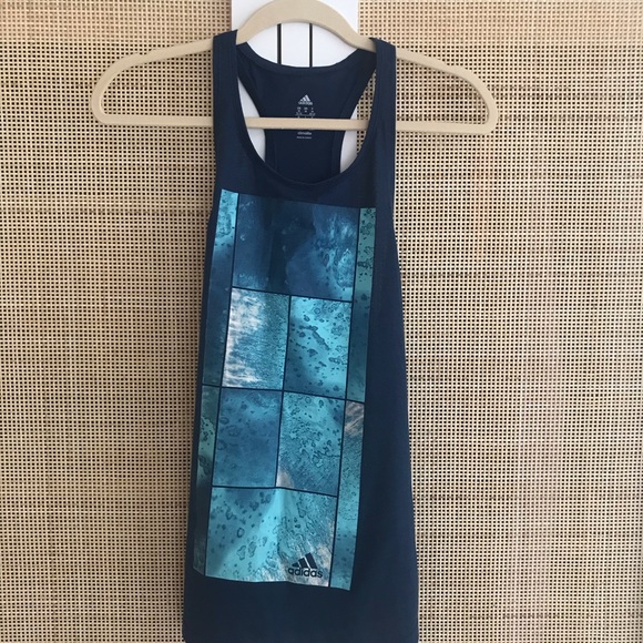 adidas Tops - adidas Australian open blue tank top medium